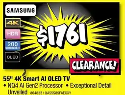 JB Hi-Fi 55" 4K Smart AI OLED TV offer