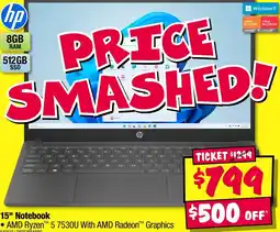 JB Hi-Fi hp 15" Notebook offer
