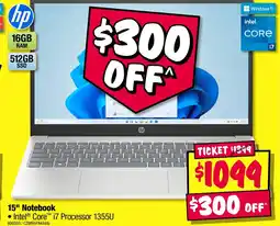 JB Hi-Fi hp 15" Notebook offer