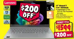 JB Hi-Fi Lenovo 14" Ideapad 5 2-In-1 Notebook offer