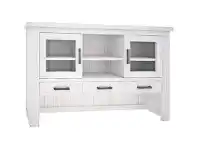 LivingStyles Viborg Solid Mountain Ash Timber 2 Door 3 Drawer Hutch offer