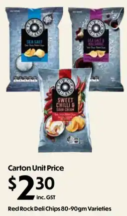 Campbells Wholesale Red Rock Deli Chips Varieties offer