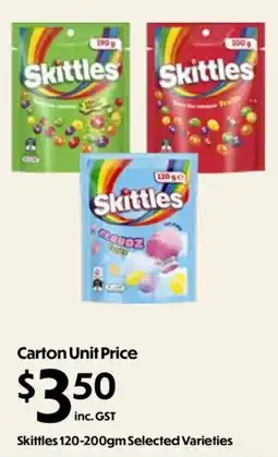 Campbells Wholesale Skittles offer