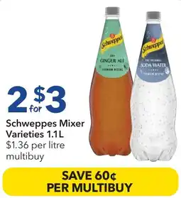 Ritchies Schweppes Mixer Varieties offer