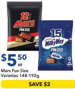 Ritchies Mars Fun Size Varieties offer