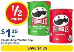 Ritchies Pringles Chip Varieties offer