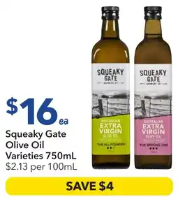 Ritchies Squeaky Gate Olive Oil Varieties offer
