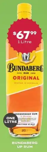 Thirsty Camel Bundaberg up rum offer