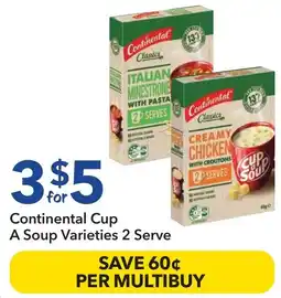 Ritchies Continental Cup A Soup Varieties 2 Serve offer