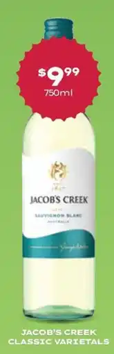 Thirsty Camel Jacob's creek classic varietals offer