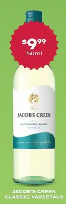 Jacob's creek classic varietals
