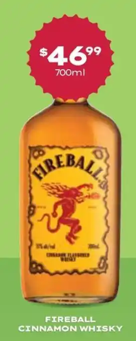 Fireball cinnamon whisky