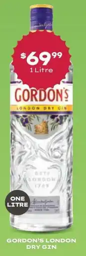 Thirsty Camel Gordon's london dry gin offer
