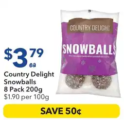 Ritchies Country Delight Snowballs 8 Pack offer