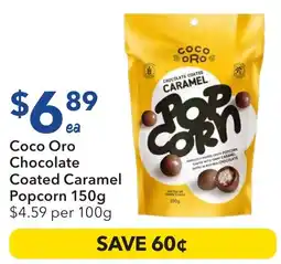 Ritchies Coco Oro Chocolate Coated Caramel Popcorn offer
