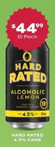 Thirsty Camel Hard rated 4.5% cans offer