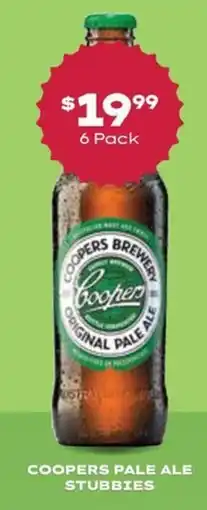 Thirsty Camel Coopers pale ale stubbies offer