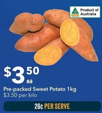 Ritchies Pre-packed Sweet Potato offer