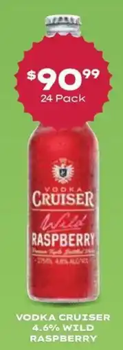 Thirsty Camel Vodka cruiser 4.6% wild raspberry offer