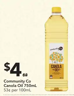 Ritchies Community Co Canola Oil offer