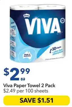 Ritchies Viva Paper Towel offer