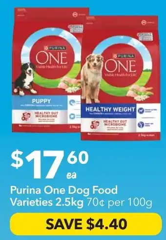 Ritchies Purina One Dog Food Varieties offer