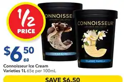 Ritchies Connoisseur Ice Cream Varieties offer