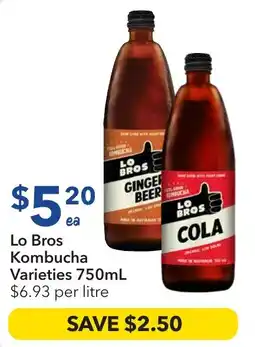 Ritchies Lo bros kombucha offer