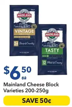 Ritchies Mainland Cheese Block Varieties offer