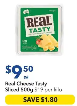 Ritchies Real Cheese Tasty Sliced offer
