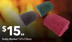 Ritchies Teddy Blanket offer