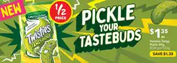 Ritchies Twisties Tangy Pickle offer