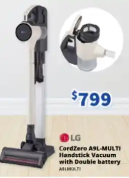 Bi-Rite LG CordZero A9L-MULTI Handstick Vacuum with Double battery offer