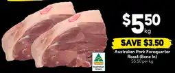 Drakes Australian Pork Forequarter Roast (Bone In) offer