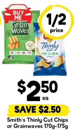 Drakes Smith's Thinly Cut Chips or Grainwaves offer