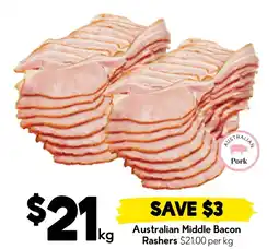 Drakes Australian Middle Bacon Rashers offer