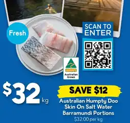 Drakes Australian Humpty Doo Skin On Salt Water Barramundi Portions offer