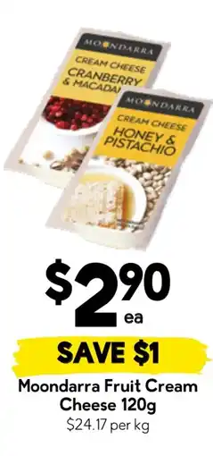 Drakes Moondarra Fruit Cream Cheese offer