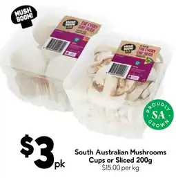 Drakes South Australian Mushrooms Cups or Sliced offer