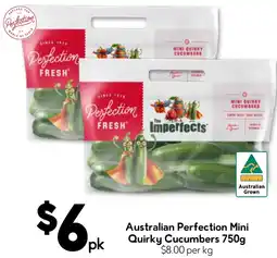 Drakes Australian Perfection Mini Quirky Cucumbers offer