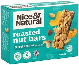 IGA Nice & Natural Nut Bars Selected Varieties offer