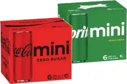 IGA Coca-Cola, Sprite or Fanta Mini 6x250mL Selected Varieties offer