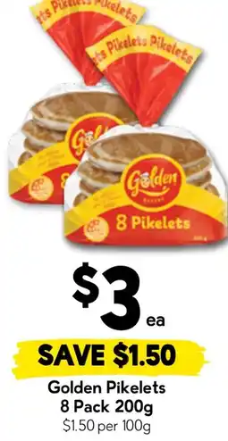 Drakes Golden Pikelets 8 Pack offer