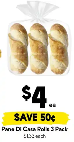 Drakes Pane Di Casa Rolls 3 Pack offer