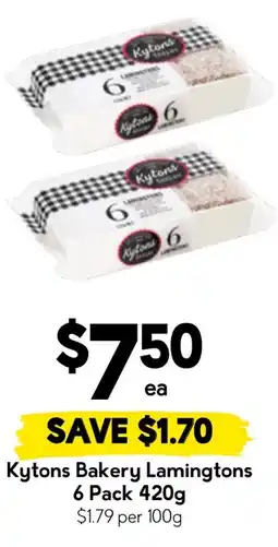 Drakes Kytons Bakery Lamingtons 6 Pack offer