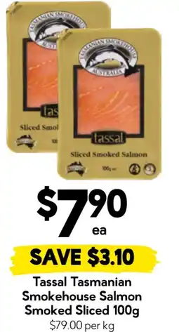 Drakes Tassal Tasmanian Smokehouse Salmon Smoked Sliced offer