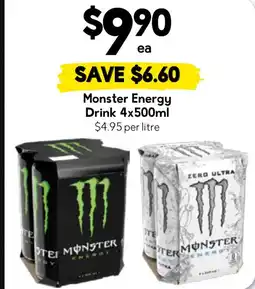 Drakes Monster Energy Drink offer