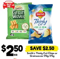 Drakes Smith's Thinly Cut Chips or Grainwaves offer