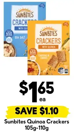 Drakes Sunbites Quinoa Crackers offer
