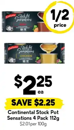 Drakes Continental Stock Pot Sensations 4 Pack offer